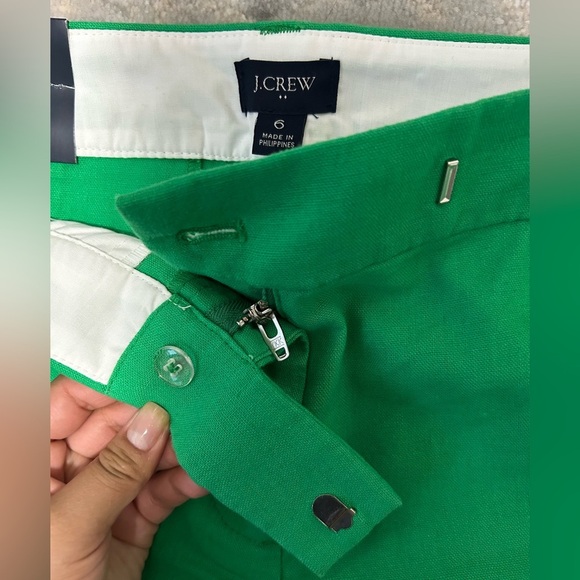 J. Crew Linen Blend Shorts NWT - Size 6 - Picture 3 of 5